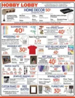 Hobby Lobby Weekly Ad